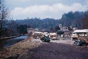 Cromford in the 1960's when the colour works used the Wharf