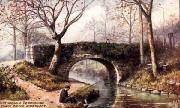 A pre-1909 painting of Crich Chase Bridge (the most recorded spot on the Canal?)