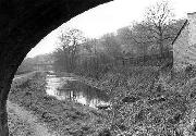 The view from under Bullbridge road bridge looking west to what is now Stevenson's (Dyers) property; most of the line is not built on but is used as a roadway