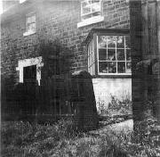 At Sawmills, between Ambergate and Buckland Hollow is a narrowing of the canal where boats were 'gauged' to determine what weight of cargo they were carrying and hence what tolls they had to pay. This is the house that stood alongside with the 'bay' window so that the toll clerk could see approaching boats. Photograph courtesy of Richard Davies of Victoria BC, Canada