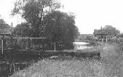 The Lock Keeper's cottage and associated workshop have become derelict since this photo was taken