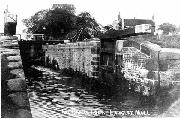 The canal lock at Langley Mill