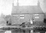 The only known photo of "The Old House at Home" - the "other" canalside inn. <em>(Kindly supplied by the Pinxton & South Normanton Local History Society</em>