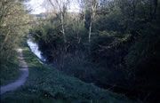 Looking east from Butterley Tunnel eastern portal (2000)