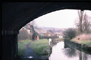 Workshops between Lock 5 (foreground) and Lock 6 (1978)