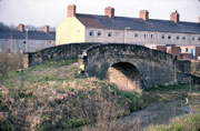 Junction Bridge, Ironville, before the start of reservoir work (1978)