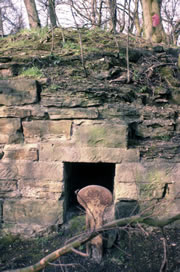 MR post and unknown structure near Golden Valley (1978)