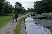 Former Cromford Canal Society trip boat John Gray near Cromford (1977)