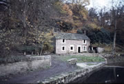 The Aqueduct Cottage (notice that the swing bridge is missing (1977)