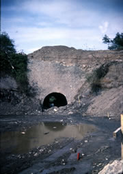 Hag Tunnel, Southern Portal just prior to being blocked off (1967)