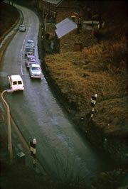 The road seen from Bullbridge Aqueduct (1965)