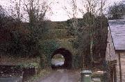 Bullbridge Aqueduct embankment: a small arch for a by-road