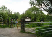 Pinxton Wharf has its sign board...