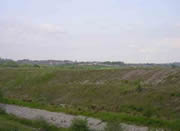 ... and come across the Smotherfly Opencast Site, with Pinxton on the horizon.