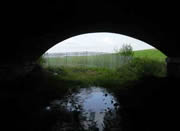 ... until you come under this railway bridge...