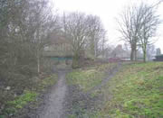 Once the arm has turned right, away from the dam wall, there's this bridge which still provides access for a cottage...