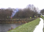 ... and work happening near the junction of the Pinxton Arm