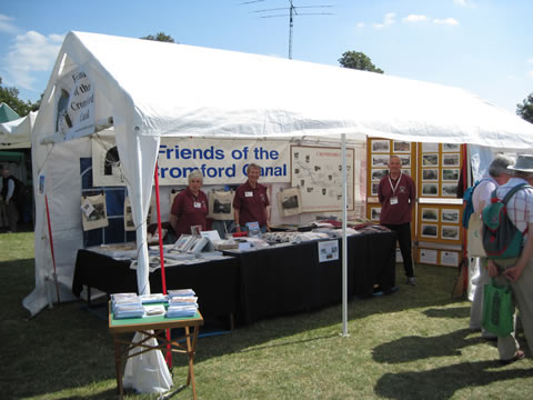 The Sales Stand at the IWA Waterways Festival