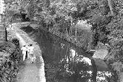 The restored section of the canal up to Leashaw Bridge.