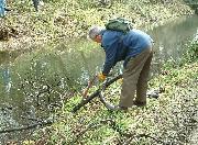 Heavier clearance work is carried out using hand tools unless properly qualified operators are available.