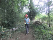 And Simran, another DoE volunteer, tries her hand at tirforing as well (CH) 