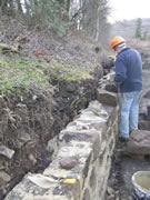 John brings the wall through at final height