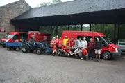 The wonderful group of volunteers from the second week, accompanied by Mark, our helpful tractor driver supplied by DCC. Photo: Gemma Bolton