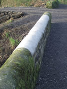 The reinstated wall, as completed by DCC in November 2012. Photo: George Rogers